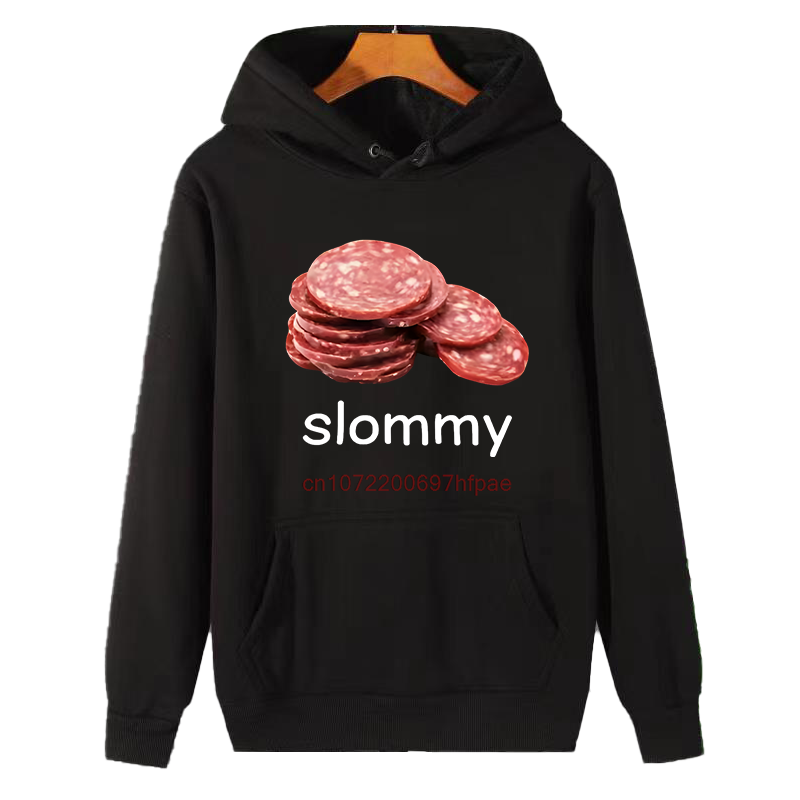 Winter Clothing Meme - Funny Slommy Salami Meme Graphic Hooded