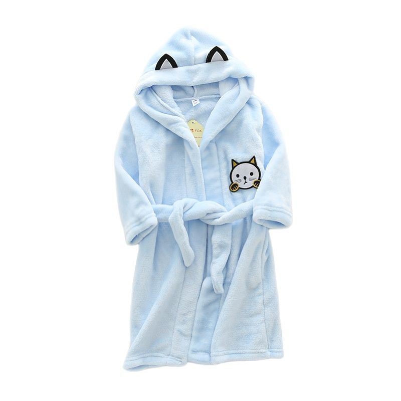 Kids Cartoon Cat Robes New Win - Winter Clothing Baby Girl review and price