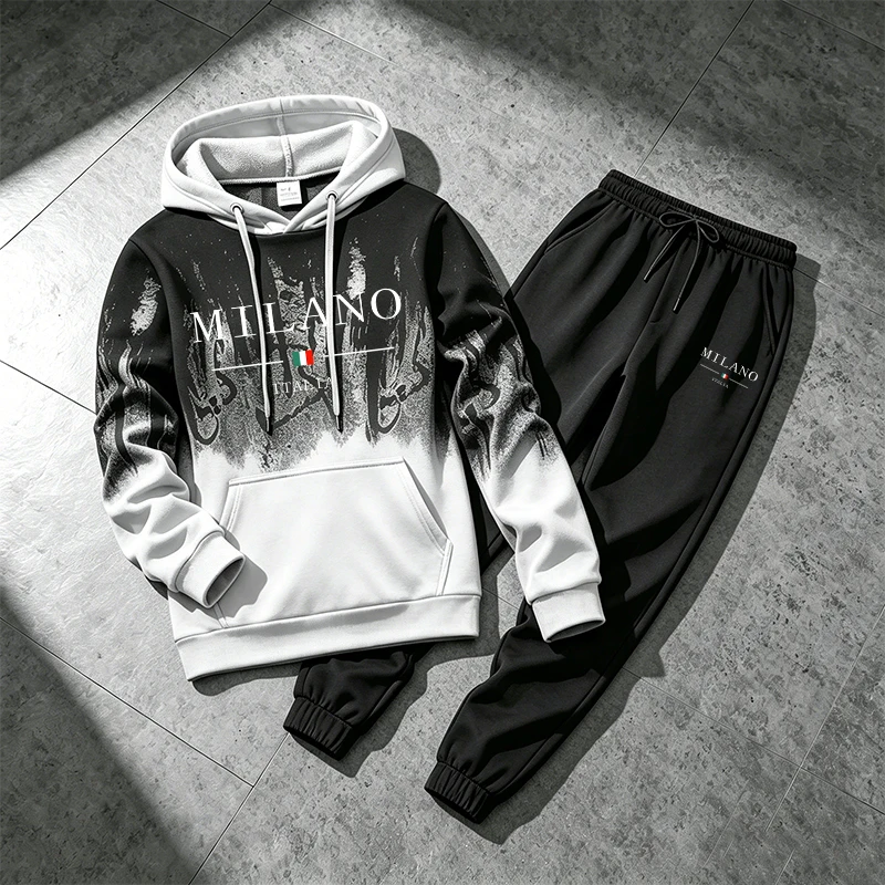 Splashed ink Men's Hoodie Trac - Winter Clothing review and price