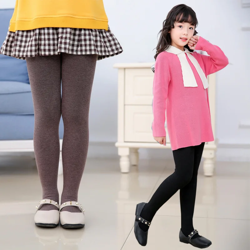 Brushed Thicken Girls Tights f - Winter Clothing Baby Girl review and price