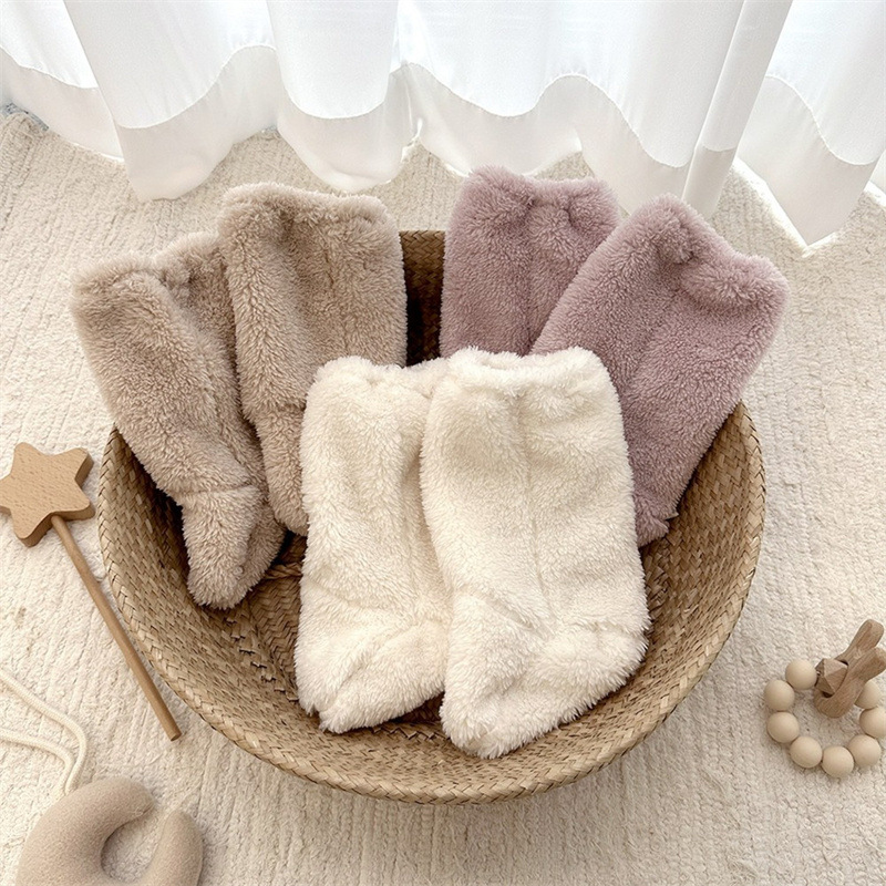 Warm Winter Baby Socks Coral F - Winter Clothing Baby Girl review and price