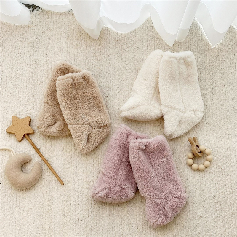 Warm Winter Baby Socks Coral F - Winter Clothing Baby Girl review and price