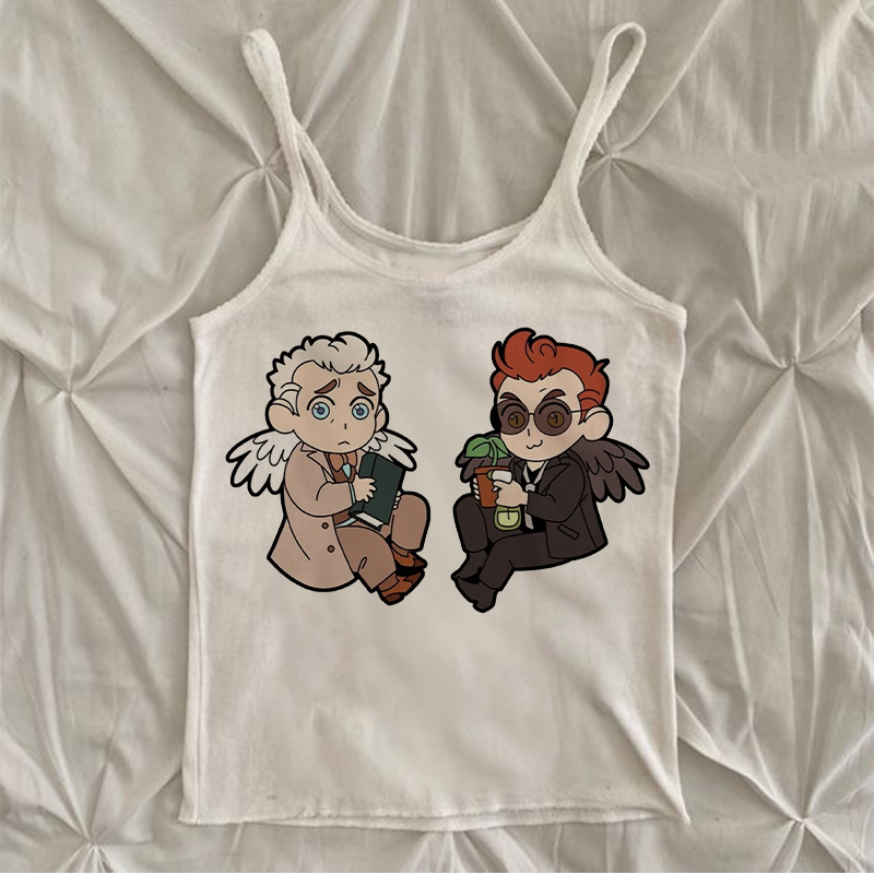 Good OmensY2k Good Omens Print - Winter Clothing Zara review and price