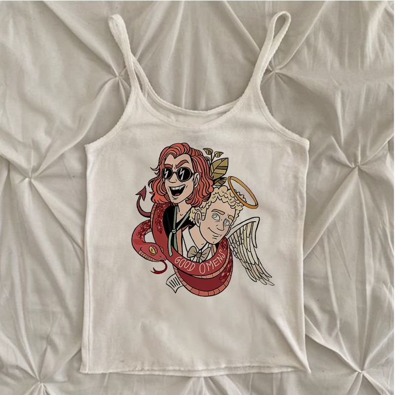 Good OmensY2k Good Omens Print - Winter Clothing Zara review and price