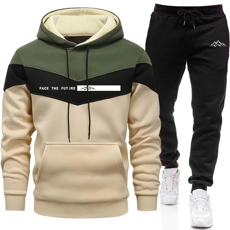New Men's Tracksuit Fall Winte - Winter Clothing review and price