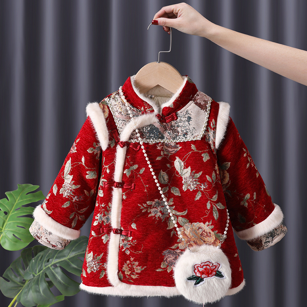 Winter Baby Girls Hanfu Kids P - Winter Clothing Baby Girl review and price