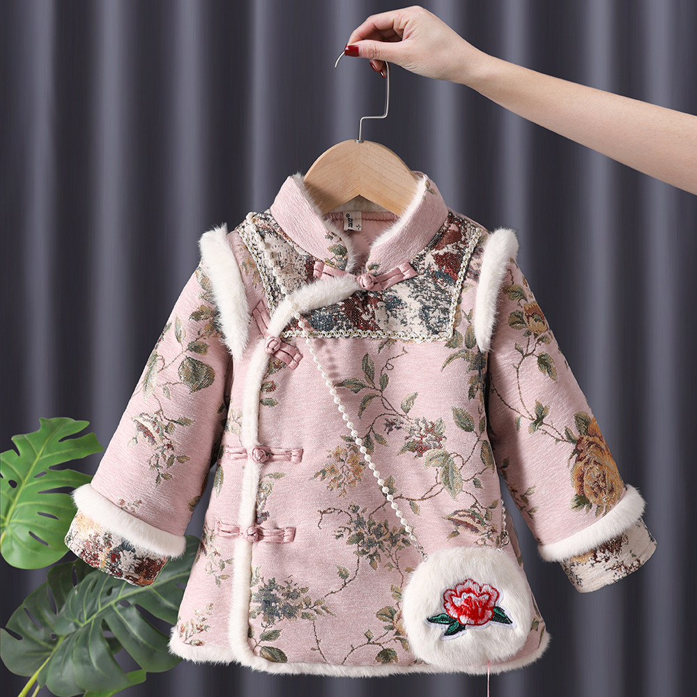 Winter Baby Girls Hanfu Kids P - Winter Clothing Baby Girl review and price