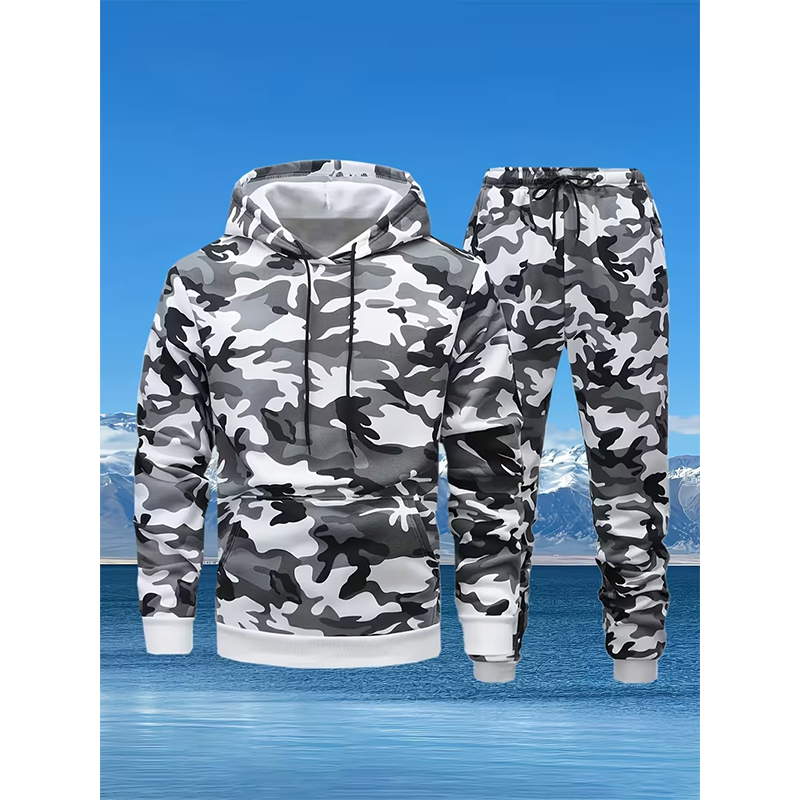 Autumn Camouflage 3D Print Hoo - Winter Clothing review and price