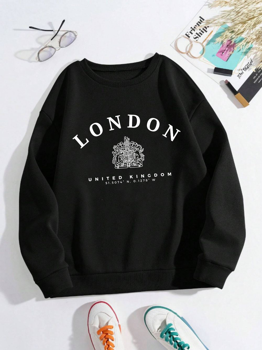 London Uk Royal Badge Print Wo - Winter Clothing London review and price