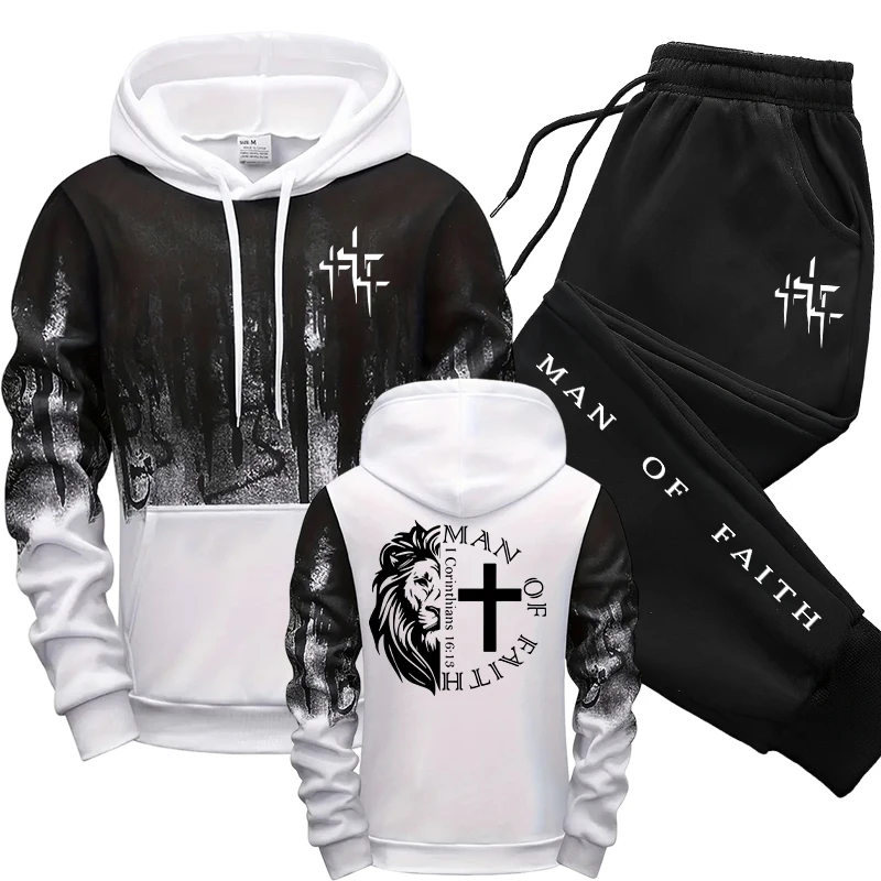 Man of Faith Pattern Men's Set - Winter Clothing review and price