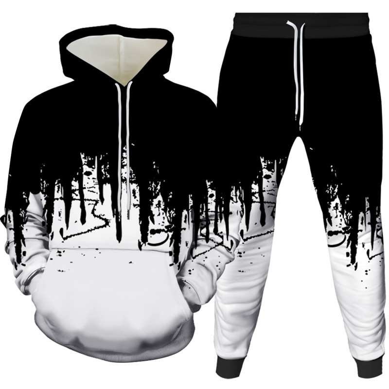 Ink Painting 3D Printed Hoodie - Winter Clothing review and price