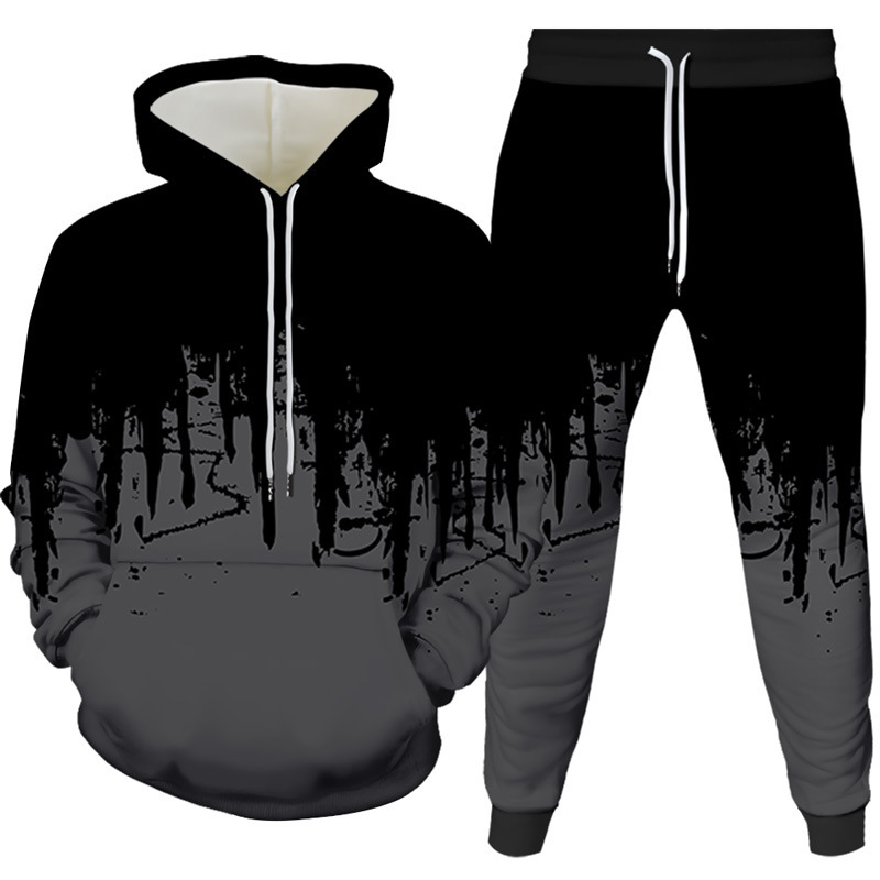 Ink Painting 3D Printed Hoodie - Winter Clothing review and price