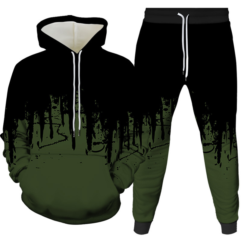 Ink Painting 3D Printed Hoodie - Winter Clothing review and price